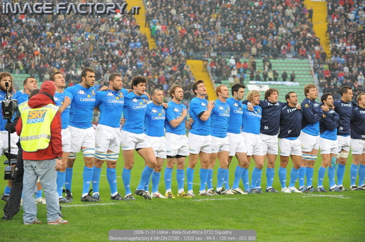 2009-11-21 Udine - Italia-Sud Africa 0722 Squadra